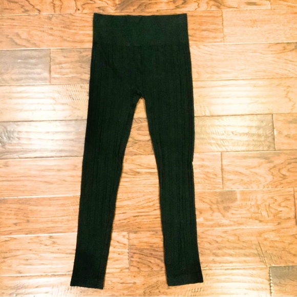 Source Unknown Dark Gray Patterned Leggings - Picture 3 of 6